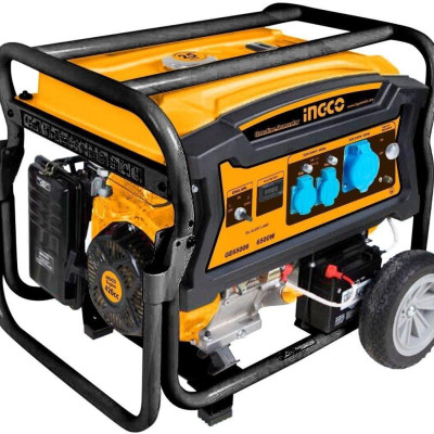 MÁY PHÁT ĐIỆN ĐỘNG CƠ XĂNG 6.5KVA 4 THÌ, OHV, 13HP INGCO GE65006- HÀNG CHÍNH HÃNG