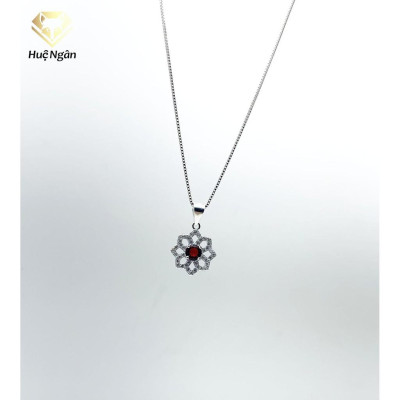 Dây chuyền bạc Ý 925 Huệ Ngân -Hoa đẹp YYDZ142