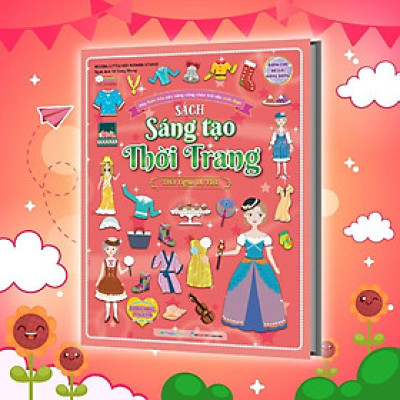 Sách - Sáng Tạo Thời Trang: Thời Trang Dự Tiệc (Hơn 100 Stickers) - Megabook