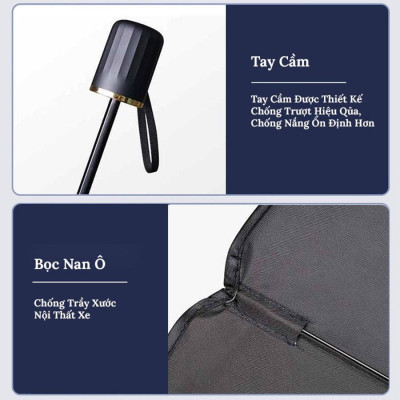 Ô Che Nắng Ô Tô - Dù Che Nắng Kính Lái Ô Tô - Chắn Nắng Kính Lái Cao Cấp Cho Xe Hơi