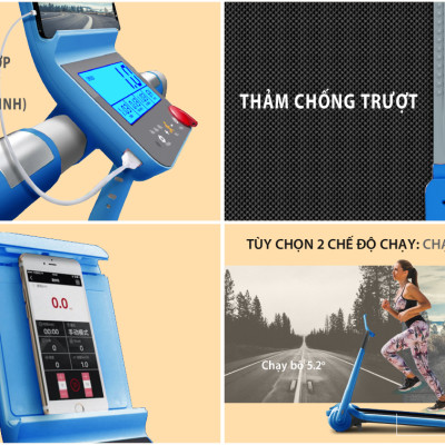 |GIÁ SỐC| Máy Chạy Bộ GINTELL - XQIAO Chính Hãng | 1 Năm Bảo Hành Chính Hãng