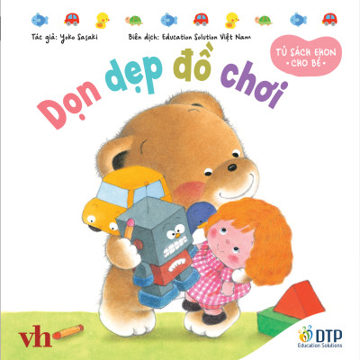 Tủ Sách Ehon Cho Bé - Dọn Dẹp Đồ Chơi - Bìa Cứng