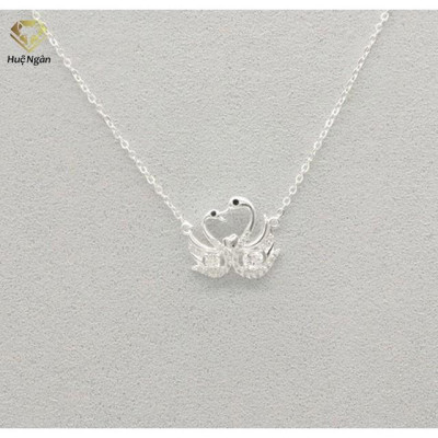 Dây chuyền bạc Ý 925 Huệ Ngân - Đôi Thiên Nga PP1320
