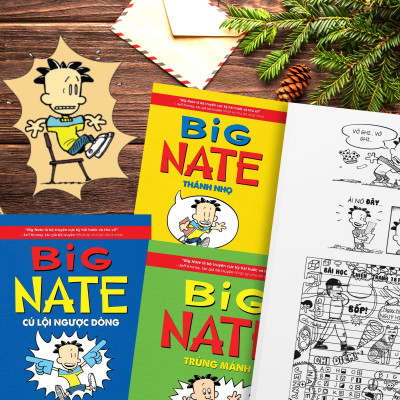 Sách Thiếu Nhi - Big Nate – Combo 3 cuốn - Bản Tiếng Việt