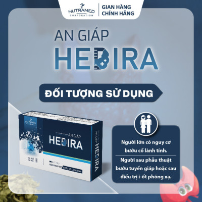  Viên uống An Giáp Hedira hỗ trợ và bảo vệ sức khoẻ tuyến giáp (Hộp 30 viên)