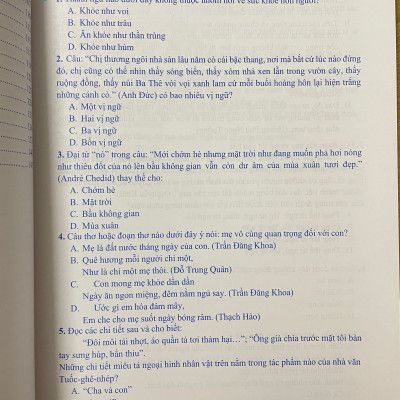 Sách 100 Đề trắc nghiệm đánh giá năng lực môn Tiếng Việt Tập 1 (Đề 01 - Đề 50)