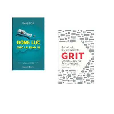 Combo 2 cuốn sách: Động Lực Chèo Lái Hành Vi + Grit Vững Tâm Bền Chí Ắt Thành Công