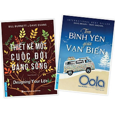 Sách - Combo Thiết kế một cuộc đời đáng sống + Tìm bình yên giữa vạn biến - FirstNews