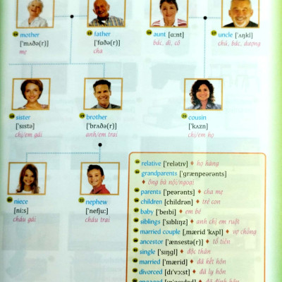 Từ Vựng Tiếng Anh Bằng Hình Theo Chủ Đề