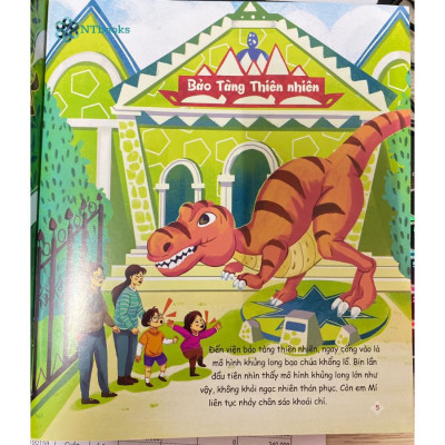 Sách Cùng bố khám phá thế giới - Bất ngờ lạc vào thời tiền sử