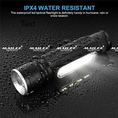 Đèn pin siêu sáng cầm tay bóng LED LD-T6 thân nhôm có zoom quang học đế hít nam châm, 800 lumens, tối đa 10h sử dụng - Mai Lee