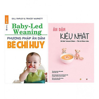 Sách - Phương Pháp Ăn Dặm Bé Chỉ Huy + Ăn Dặm Kiểu Nhật - Thái Hà Books