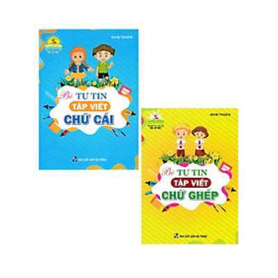 Combo Bé Tự Tin Tập Viết Chữ Cái + Chữ Ghép (Bộ 2 Cuốn) (HA)