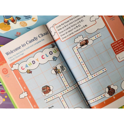 Sách Summer Brain Quest Grade 1 & 2 ( 6 - 7 tuổi )