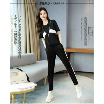 Đồ bộ nữ phối khóa kéo chữ V thời trang độc đáo