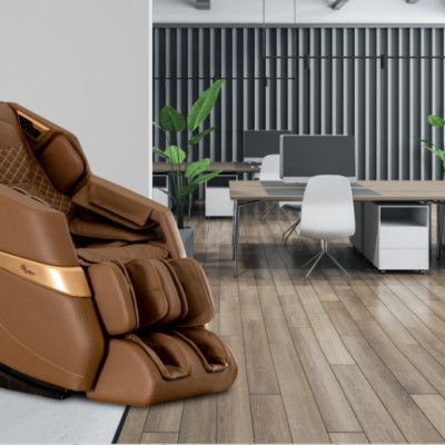 Ghế Massage ELIP O3 - Công nghệ mát xa 5E, Matxa không trọng lực, Con lăn silicon êm ái, Da ghế bền bỉ