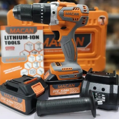 Máy Khoan Pin MACAN 3 Chức Năng 98Vf, Máy Khoan Từ 13ly Không Chổi Than Kèm Phụ Kiện