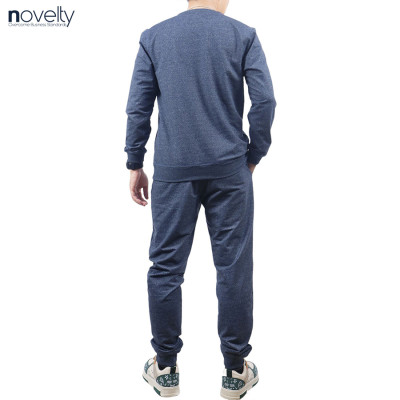 Bộ nỷ chui đầu họa tiết phản quang Novelty Regular fit xanh xám đậm NBNMMDMT3R230635B