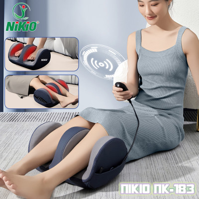 Máy massage bàn chân và bắp chân cải tiến mới Nikio NK-183 - Sử dụng pin sạc