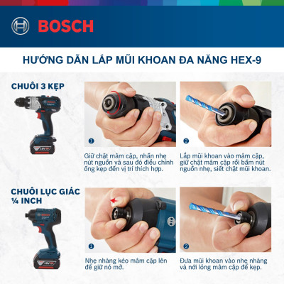 Mũi khoan đa năng Hex-9 (6x60x100)