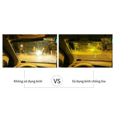 Kính Phân Cực Ô Tô Chống Chói – Chống Lóa Đèn Khi Lái Xe Ngược Chiều Ban Ngày và Ban Đêm Cho Xe Hơi