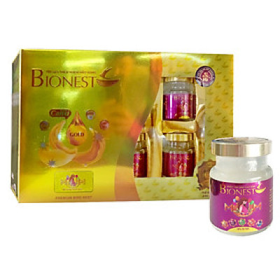 Hộp Yến sào Bionest Mum cao cấp cho mẹ bầu 6 lọ - hộp quà tặng