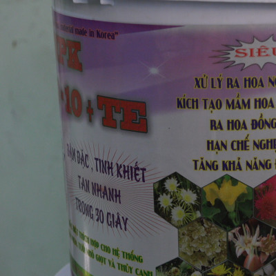 XÔ PHÂN BÓN TẠO MẦM HOA NPK 10-60-10 TE 