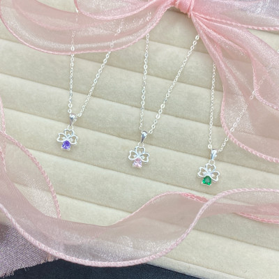 Dây Chuyền Bạc Nữ Cỏ 4 Lá May Mắn Bạc Hiểu Minh DMD561