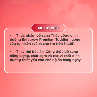 Sữa Bột Enfagrow Premium Toddler Hương Sữa Tự Nhiên cho trẻ trên 1 tuổi (907g)