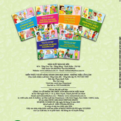 Combo 2 Quyển Kiến Thức Và Kỹ Năng Dành Cho Học Sinh: Những Việc Cần Làm + Giữ Gìn Vệ Sinh