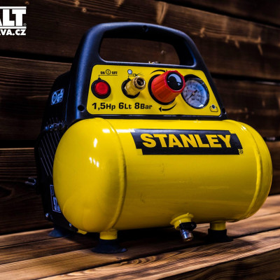 MÁY NÉN KHÍ KHÔNG DẦU 1.5 HP 6L STANLEY DN200/8/6 - HÀNG CHÍNH HÃNG