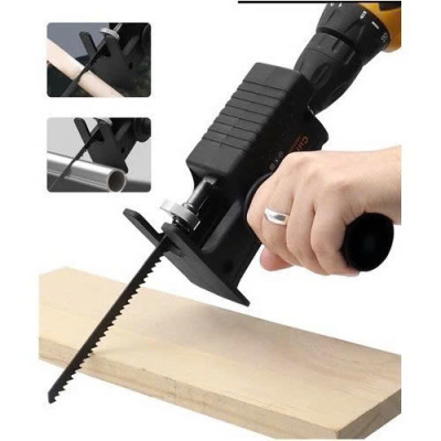 Biến Máy Khoan thành Máy Cưa Lọng Cầm Tay: Bộ Chuyển Đổi HILDA (Tặng 3 Lưỡi Cưa) Loại Tốt