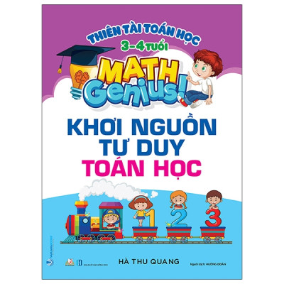 Combo Thiên Tài Toán Học Dành Cho Trẻ 3-4 Tuổi - 2 Cuốn - Hà Thu Quang - Vanlangbooks