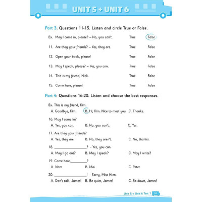 Sách - Big 4 Bộ Đề Tự Kiểm Tra 4 Kỹ Năng Nghe - Nói - Đọc - Viết Cơ Bản Và Nâng Cao Tiếng Anh Lớp 3 - Tập 1 - Megabook