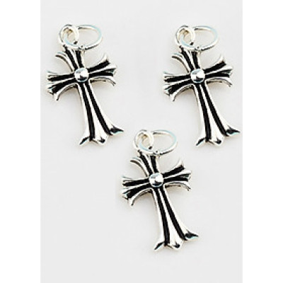 Combo 3 cái charm bạc thái hình thánh giá treo - Ngọc Quý Gemstones