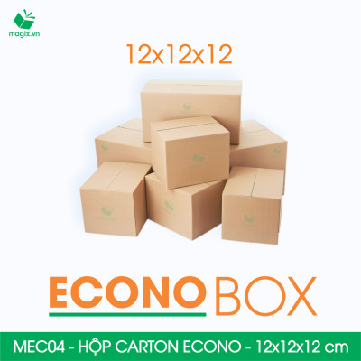 MEC05 - 15x10x5 cm - Combo 100 thùng hộp carton trơn siêu tiết kiệm ECONO