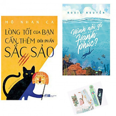 Combo Lòng Tốt Của Bạn Cần Thêm Đôi Phần Sắc Sảo + Mình Nói Gì Khi Nói Về Hạnh Phúc? - Tặng Kèm Bookmark PD