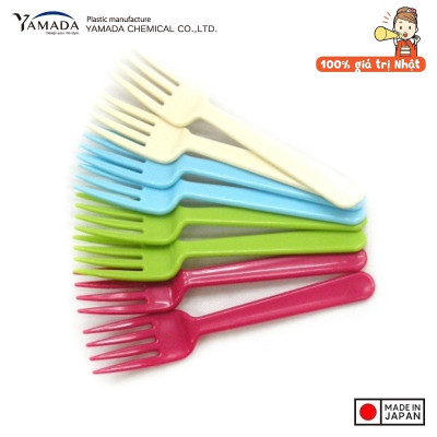 Set 08 nĩa nhựa G&B Yamada Brillia 142mm - Hàng nội địa Nhật Bản nhập khẩu chính hãng