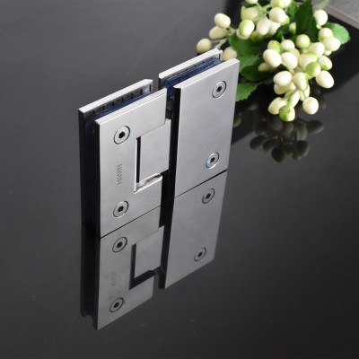 Bản lề Phòng tắm Kính Hiwin HG-012 180 độ cạnh vuông