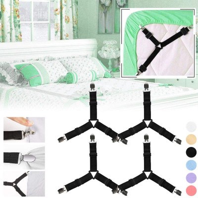 Bộ 4 Kẹp Giữ Cố Định Ga Giường Chống Xê Dịch, Bộ 4 Kẹp Ga Giường Co Giãn Chắc Chắn - HENRYSA
