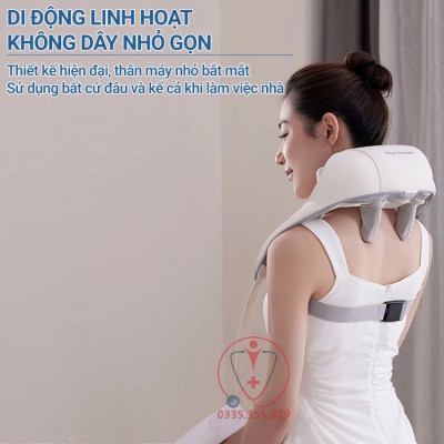 ￼Máy Massage Cổ Vai Gáy MISUMA 6D, Kỹ Thuật Massage Trị Liệu Số 8, Cải Thiện Sức Khỏe Dành Cho Văn Phòng-Người Cao Tuổi