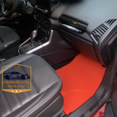 [FORD TERRITORY] Thảm Trải Sàn, Lót Sàn Ô Tô Cao Su Eudora CloudFoam Thiết Kế Theo Xe Dành Cho Xe FORD TERRITORY, Chống Nước, Không Mùi, Ngăn Bụi Bẩn, Dễ Vệ Sinh - Hàng Chính Hãng