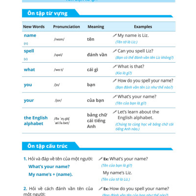 Đề Ôn Tập Từ Vựng Và Cấu Trúc Tiếng Anh Lớp 3_MEGABOOK