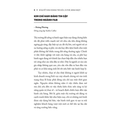 Bí Quyết Kinh Doanh Trà Sữa - Cà Phê - Bánh Ngọt - Bản Quyền