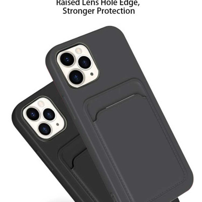 Ốp lưng  Mipow tích hợp card Holder TPU & PU Leather Dành Cho iPhone 15 Pro Max, Nhiều Màu Phù Hợp Với Bạn Hàng Chính Hãng