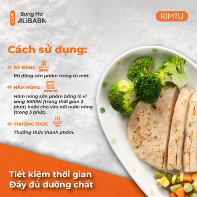 Ức Gà Steak Vị Tỏi Hàn Quốc Ăn Liền Healthy Tăng Cơ Giảm Cân - Gói 130g