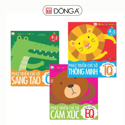 Bộ Miếng Dán Thần Kì - Phát Triển Chỉ Số IQ - CQ - EQ Cho Trẻ Từ 2-5 Tuổi - Tái bản (Cuốn Lẻ và Combo)