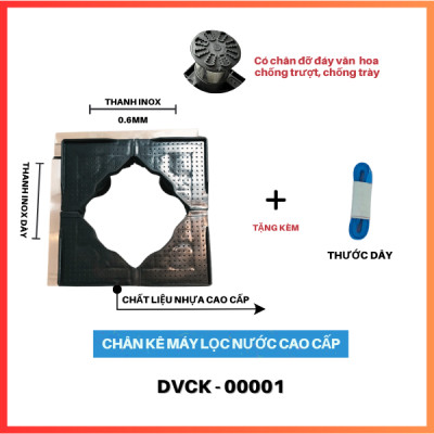 [Chính hãng]  Chân kệ máy lọc nước Inox Đa Năng Dakiosan DVCK-00001