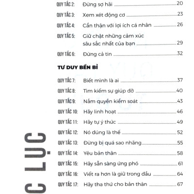 NHỮNG QUY TẮC TƯ DUY