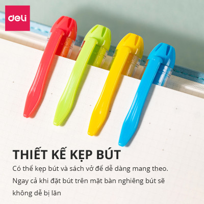 Bút máy bút mực học sinh ngòi kim tinh luyện chữ đẹp tập viết Super Wings Deli - Thiết kế mẫu mã đa dạng, ngòi bút chất lượng cao, màu sắc bắt mắt kèm hộp đựng - CQ894